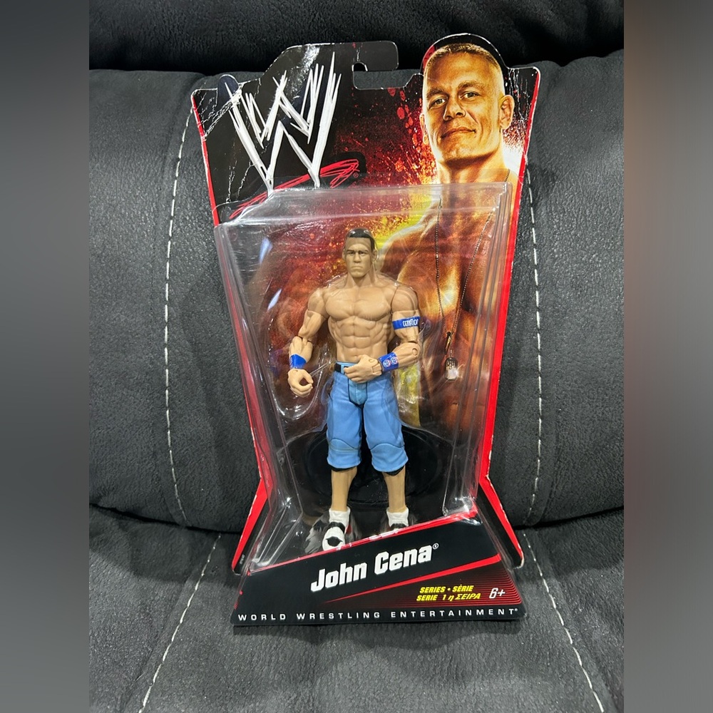 💚2 FOR 25 LISTING SALE💚 John Cena WWE basic series 1 MOC! OG series from Mattel!